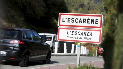 Le village de l'Escarène (Alpes-Maritimes), le 2 décembre 2022. (MAXPPP)