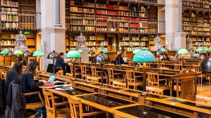 Salle de lecture de la BnF, site Richelieu
 (ROLLINGER-ANA / ONLY FRANCE)