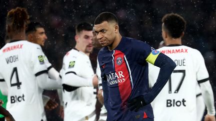 Kylian Mbappé lors de PSG-Rennes, le 25 février 2024. (AFP)