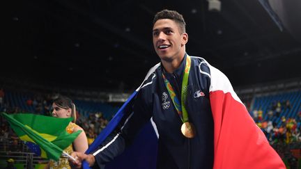 Le boxeur tricolore Tony Yoka (YURI CORTEZ / AFP)