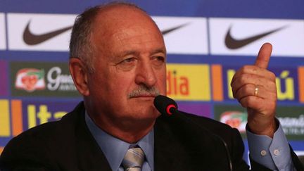 Luiz Felipe Scolari, le sélectionneur brésilien lors de l'annonce des 23 pour le Mondial