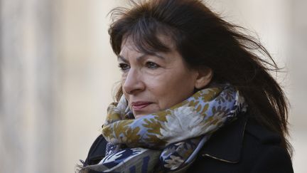 The mayor of Paris, Anne Hidalgo, January 5, 2024. (LUDOVIC MARIN / AFP)