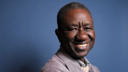 Moussa Konaté le 19 mars 2011 au Salon du Livre de Paris, porte de Versailles
 (Baltel / Aurélie Lamachère / Sipa)