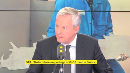 Bruno Le Maire, le 26 juillet 2017. (FRANCEINFO)