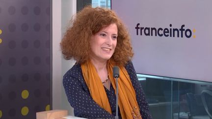 Magali Reghezza-Zitt, membre du Haut Conseil pour le climat, le 23 mai 2022 sur franceinfo. (FRANCEINFO / RADIO FRANCE)