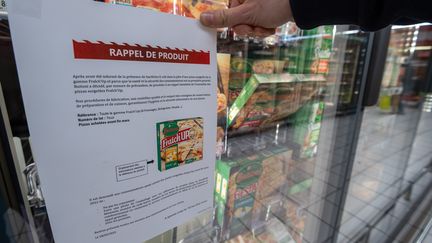 Le rappel de pizzas Fraich'Up de la marque Buitoni, le 1er avril 2022. Photo d'illustration. (THIERRY LINDAUER / MAXPPP)