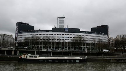 La Maison de la radio, le si&egrave;ge de Radio France, dans le 16e arrondissement de Paris, le 4 avril 2015. (MAXPPP)