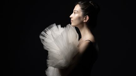 La danseuse Hannah O'Neill, le 19 juin 2019 à Paris (JOEL SAGET / AFP)