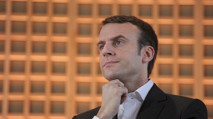 Emmanuel Macron, le 29 janvier 2015.&nbsp; (ERIC PIERMONT / AFP)