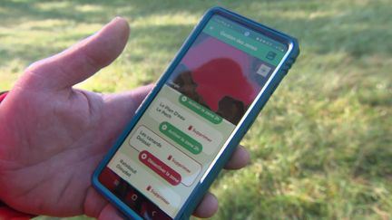 L'application mise en place par Michaël est gratuite pour les promeneurs. (France 3 Aquitaine)