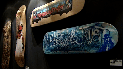 Exposition "In skate we trust" à La Ferronnerie de Dijon
 (France 3 / capture d&#039;écran)