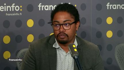 Juan Prosper, sur franceinfo, mardi 9 juillet. (FRANCEINFO / RADIOFRANCE)