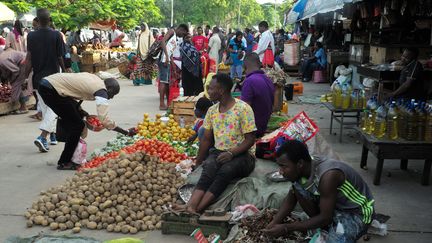 Un marché à Zanzibar (Tanzanie). Photo d'illustration. (LAURENT MAMI / MAXPPP)