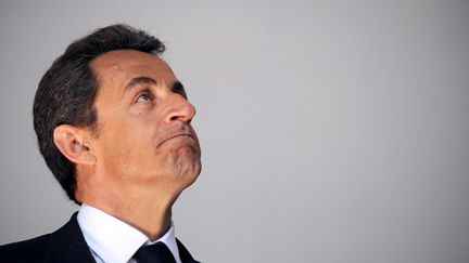 &nbsp; (Nicolas Sarkozy s'en est pris à la politique actuelle et à François Hollande. © REUTERS/Lionel Bonaventure)