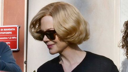 Nicole Kidman sur le tournage du film d'Olivier Dahan consacré à Grace de Monaco, à Gênes, le 15 novembre 2012
 (Olycom / Sipa)