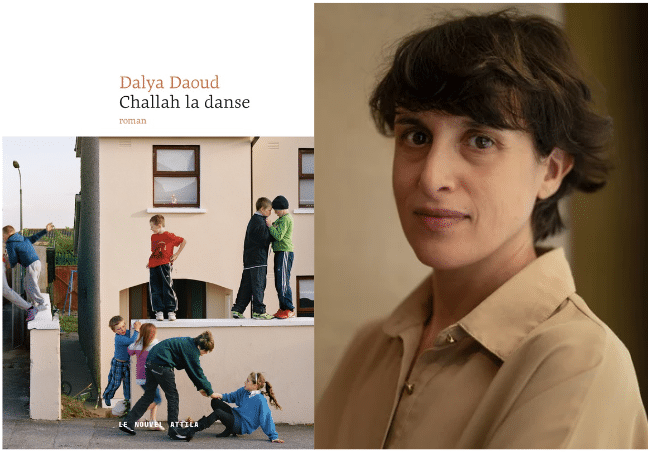 Couverture du livre "Challah la danse" et portrait de son autrice Dalya Daoud. (EDITIONS LE NOUVEL ATTILA)