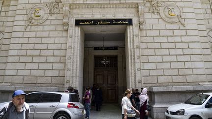 Tribunal de Sidi M'hamed, Alger, le 10 juin 2019. (RYAD KRAMDI / AFP)