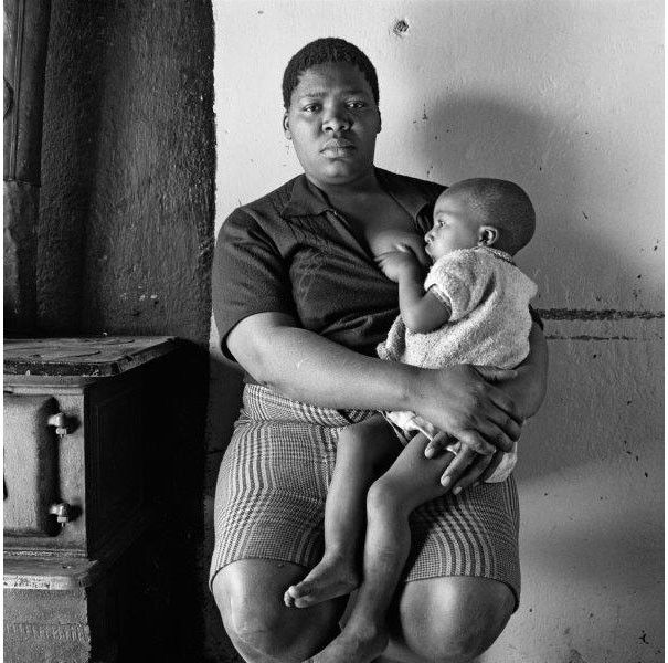 David Golblatt, "Queen Monyeki in her kitchen, 1388A White City, Jabavu, Soweto, September - 1972"
 (David Goldblatt / Goodman Gallery)