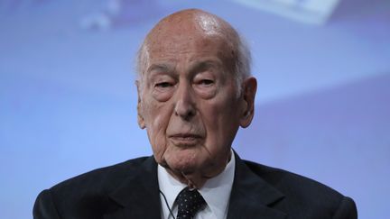 L'ancien président Valéry Giscard d'Estaing, le 20 juin 2019, à Paris.&nbsp; (JACQUES DEMARTHON / AFP)