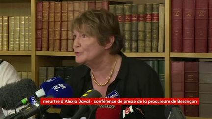 Meurtre d'Alexia Daval : regardez la conférence de presse de la procureure de Besançon