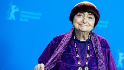 Agnès Varda au festival du cinéma de Berlin de 2019. 
 (Manuel Romano / NurPhoto)