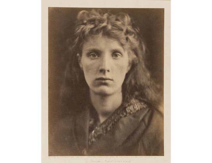 Julia Margaret Cameron, "The Mountain Nymph Sweet Liberty", 1866, Carbon print (© The Royal Photographic Society Collection at the V&A, acquired with the generous assistance of the National Lottery Heritage Fund and Art Fund.)