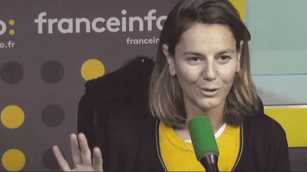 Marion Carette, fondatrice de Ouicar, le 24 octobre à la Maison de la Radio. (FRANCEINFO)