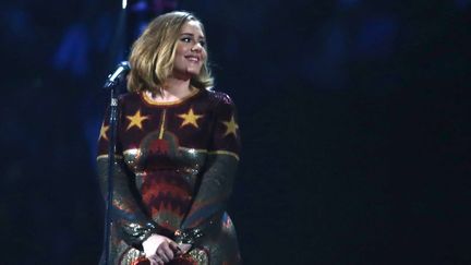 Adele aux Brit Awards le 24 février 2016
 (Joel Ryan / AP / SIPA)