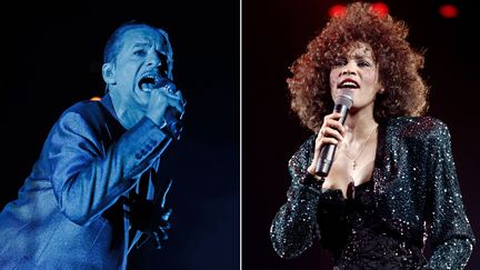 David Gahan du groupe Depeche Mode, Whitney Houston et Notorious B.I.G. (KAMIL KRZACZYNSKI / AFP / BERTRAND GUAY / AFP / DAVID CORIO / REDFERNS)