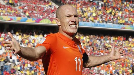 &nbsp; (Arjen Robben célèbre sont but face au Chili © Maxppp)