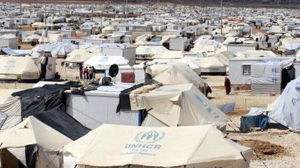 2014. Camp de réfugiés syriens en Jordanie. Le camp de Zaatari abrite quelque 100.000 réfugiés.