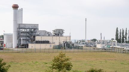 Une station sur le gazoduc Nord Stream à Lubmin (Allemagne), le 20 juillet 2022. (STEFAN SAUER / DPA / AFP)