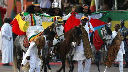 la Vraie Croix aurait été découverte par l'impératrice Hélène à Jérusalem.
 (Minasse Wondimu Hailu / ANADOLU AGENCY / AFP)