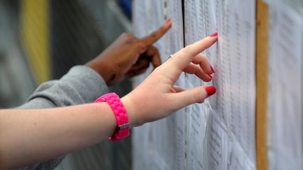 Le taux de r&eacute;ussite au baccalaur&eacute;at 2012 est en l&eacute;g&egrave;re baisse &agrave; 84,5%. (FREDERICK FLORIN / AFP)