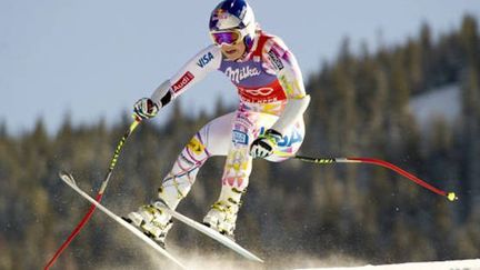 L'Américaine Lindsey Vonn aérienne