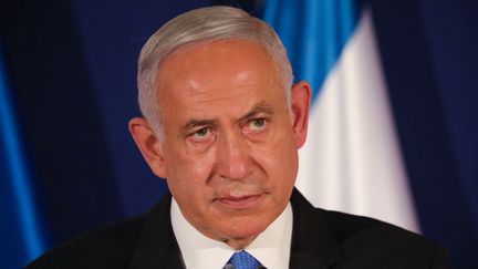 le Premier ministre israélien Benyamin Netanyahou (11 mars 2021). (ABIR SULTAN / POOL)