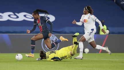 La Parisienne Marie-Antoinette Katoto a inscrit le seul but du match (STEPHANE ALLAMAN / STEPHANE ALLAMAN)