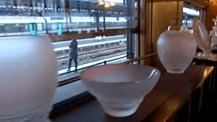 Vases Lalique à bord de l&#039;Orient Express
 (France3/Culturebox)