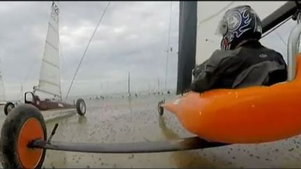 Char à voile : le Championnat d'Europe sur les plages normandes