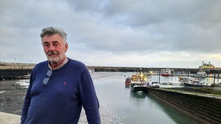 John Nichols, le président de l’association locale de pêcheurs. (RICHARD PLACE / RADIO FRANCE)