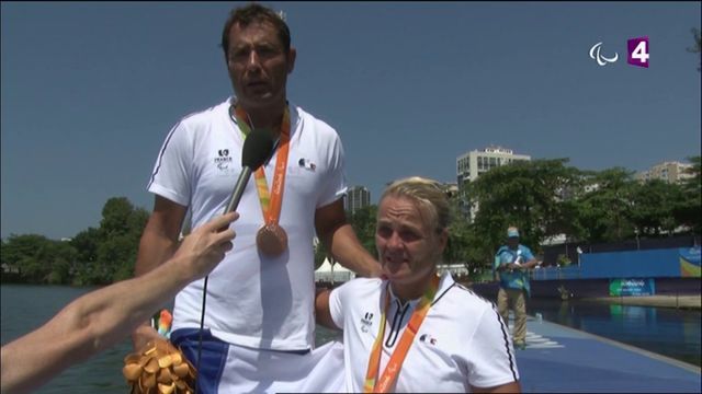 Rio 2016 : Perle Bouge et  Stéphane Tardieu en bronze en aviron