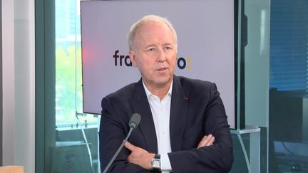 Jean-Philippe André, président&nbsp;de l'Association nationale des industries alimentaires (Ania) était l'invité éco du mercredi 28 septembre. (FRANCEINFO / RADIOFRANCE)