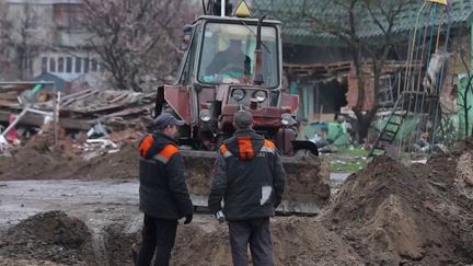 Guerre en Ukraine : à Borodyanka, les habitants tentent de reconstruire pour oublier