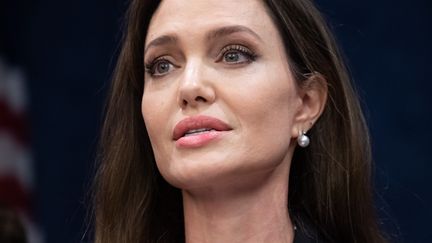 Angelina Jolie à Washington (États-Unis), en février 2022. (SAUL LOEB / AFP)