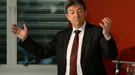 Le copr&eacute;sident du Parti de Gauche, Jean-Luc M&eacute;lenchon, le 23 mars 2014 &agrave; Paris. (PIERRE ANDRIEU / AFP)