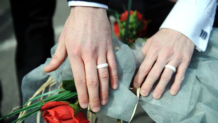 Le maire UMP de S&egrave;te (H&eacute;rault) s'est oppos&eacute; au mariage pour tous, &eacute;voquant des "gays femelles" pour parler des femmes homosexuelles, le 16 octobre 2012.&nbsp; (FRED TANNEAU / AFP)