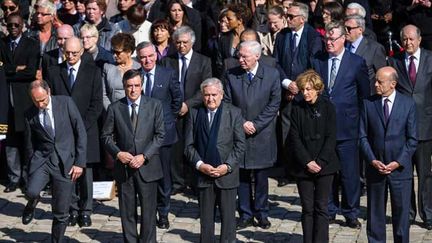 &nbsp; (Les ténors de l'UMP lors de l'hommage à Dominique Baudis en avril dernier © Maxppp)