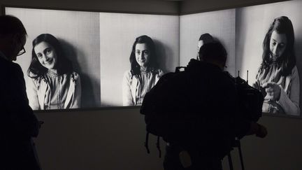 Des journalistes au Musée Anne Frank rénové d'Amsterdam, le 21 novembre 2018.
 (Peter Dejong/AP/SIPA)