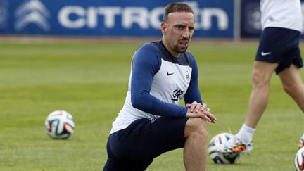 Le milieu de terrain de l'équipe de France, Franck Ribéry a été ménagé par le staff tricolore