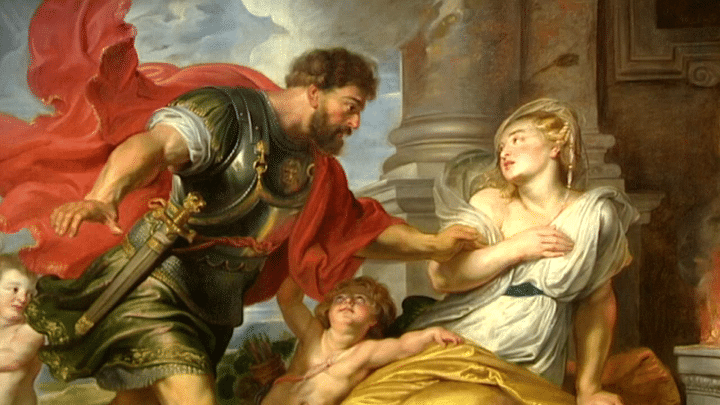 "Mars et Rhéa Silvia", Rubens (1616/1617)
 (F3 / Culturebox / LIECHTENSTEIN. The Princely Collections, Vaduz–Vienna)